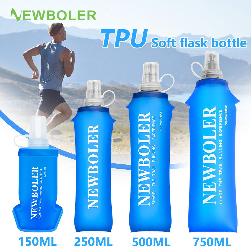 Water Bag Collapsible - Botella de agua de 250/500/750ML, botella