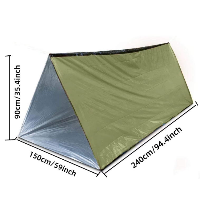 Emergency Mylar Tent - Tienda de Campaña de Emergencia Reutilizable