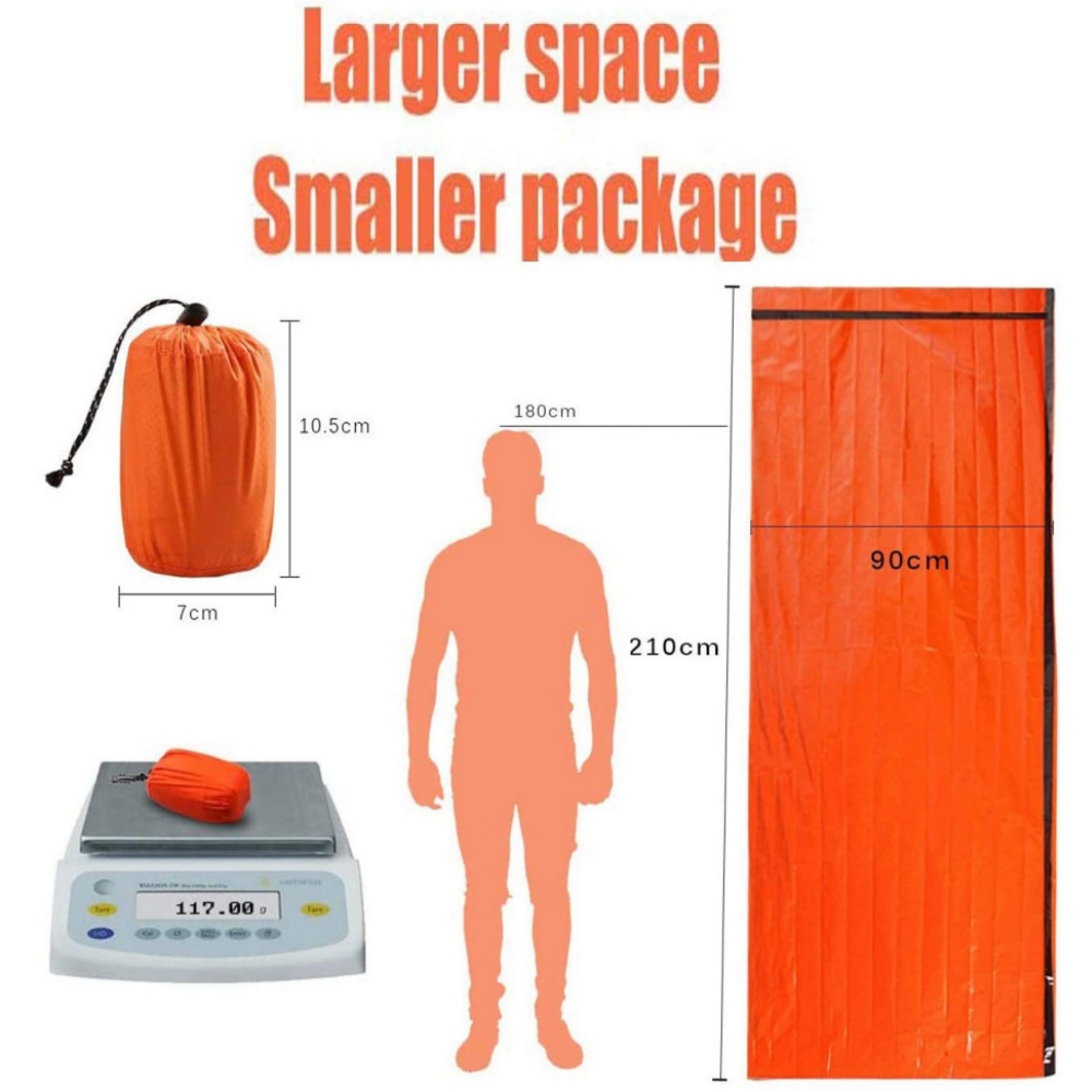 Emergency Mylar Tent - Manta Térmica de Emergencia Reutilizable e