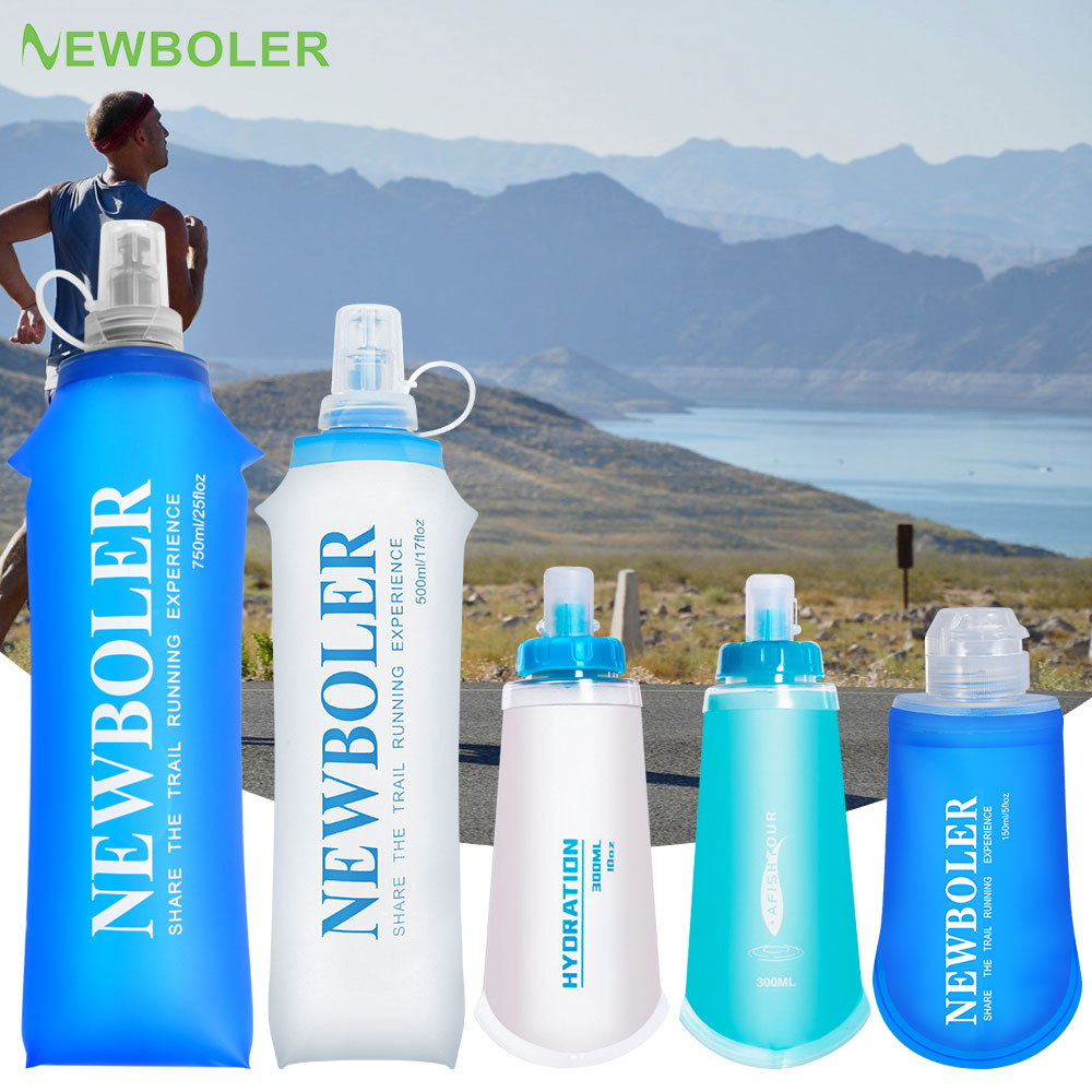 Water Bag Collapsible - Botella de agua plegable de silicona