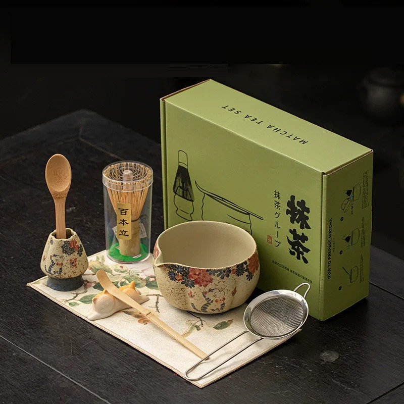 Fire Starting Kit - Juego de fabricación de Matcha roja
