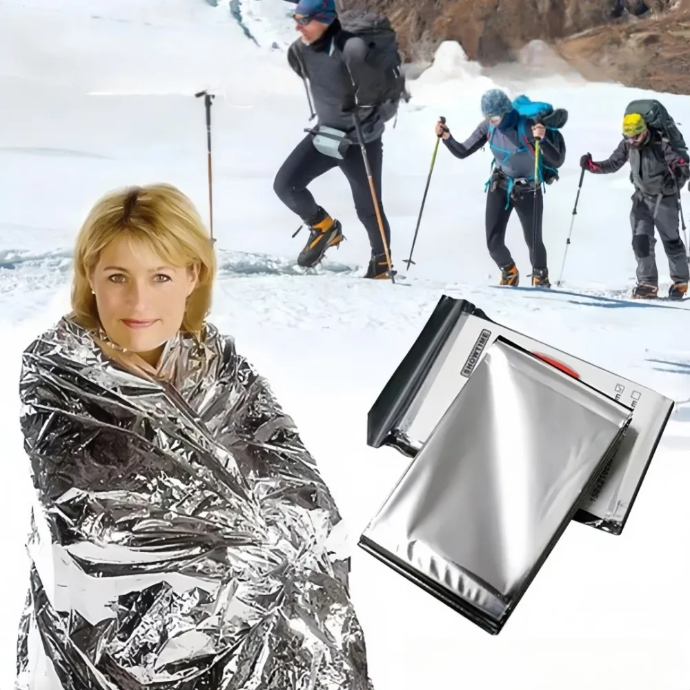 Survival Blanket Reflective - Manta de Emergencia YITAPE, Térmica, Impermeable,