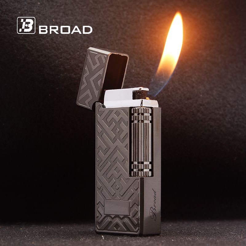 Fire Starting Kit - Encendedor de Gas de pedernal marrón,