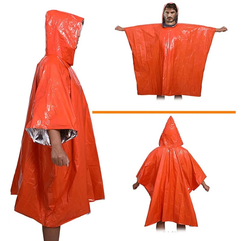 Chubasquero para acampar, impe - Survival Blanket Reflective reseña y precio