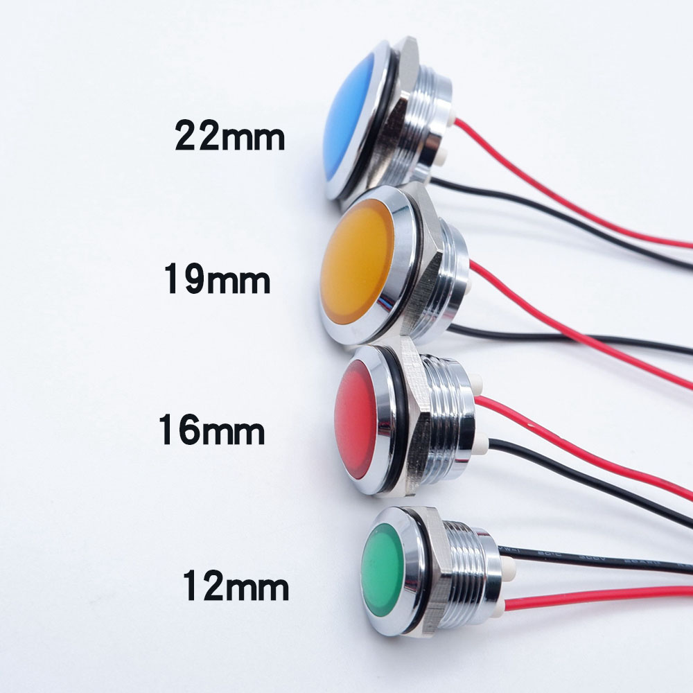 10 Uds 12/16/19/22mm luz indic - Signal Panel Orange reseña y precio
