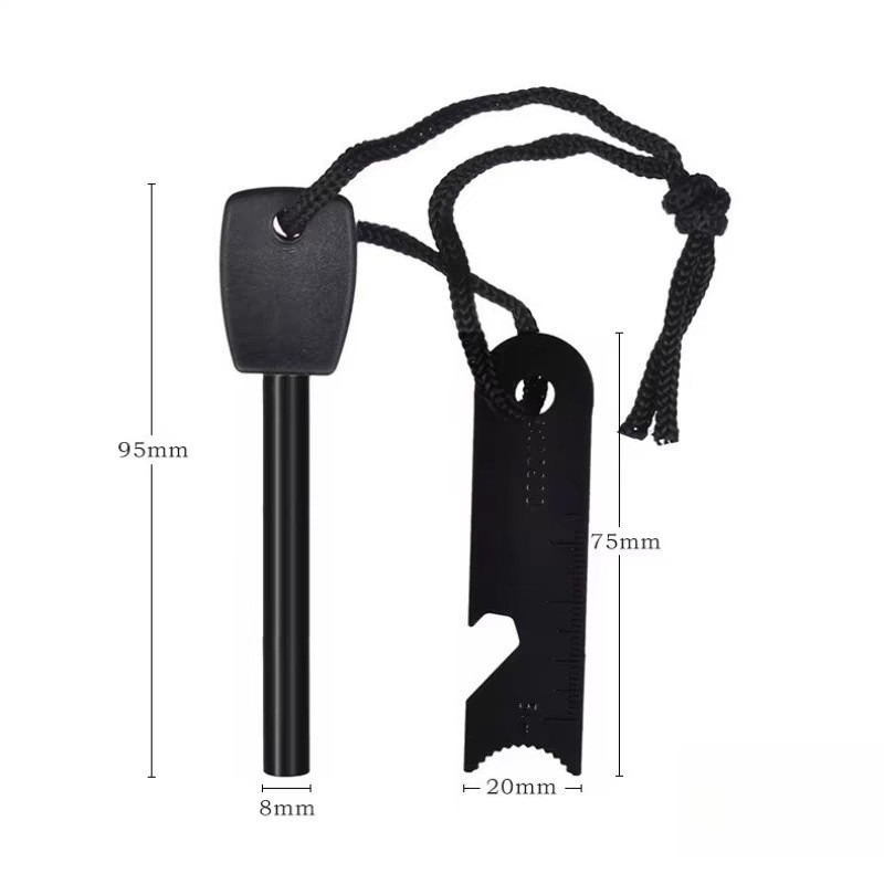 Arrancador de fuego de pederna - Magnesium Fire Starter reseña y precio