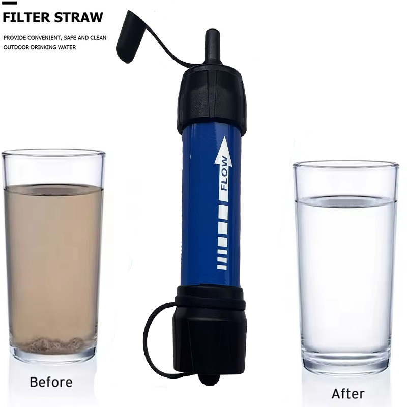 Purificador de agua portátil d - Water Purification Straw reseña y precio