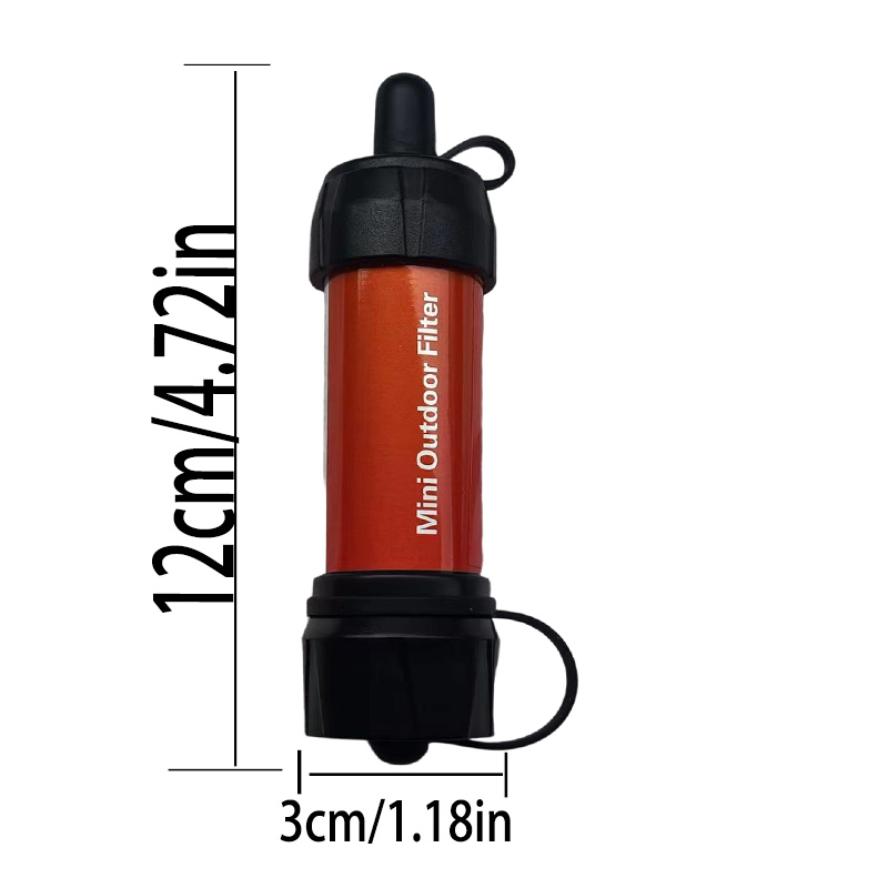 Purificador de agua portátil d - Water Purification Straw reseña y precio