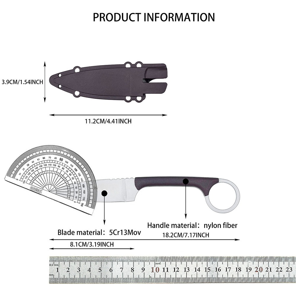 Cuchillo Fijo 20AZ para Aventu - Bushcraft Knife Fixed reseña y precio