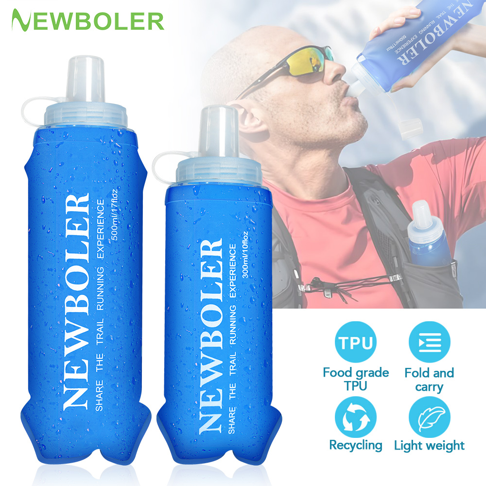NEWBOLER 300/500ML botella de  - Water Bag Collapsible reseña y precio
