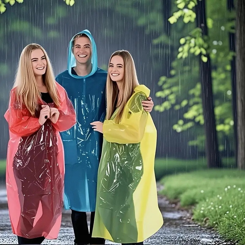 Poncho de lluvia transparente  - Emergency Poncho Rain reseña y precio