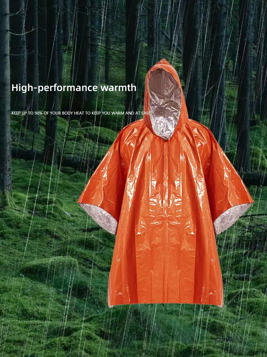 Chubasquero de emergencia port - Survival Blanket Reflective reseña y precio