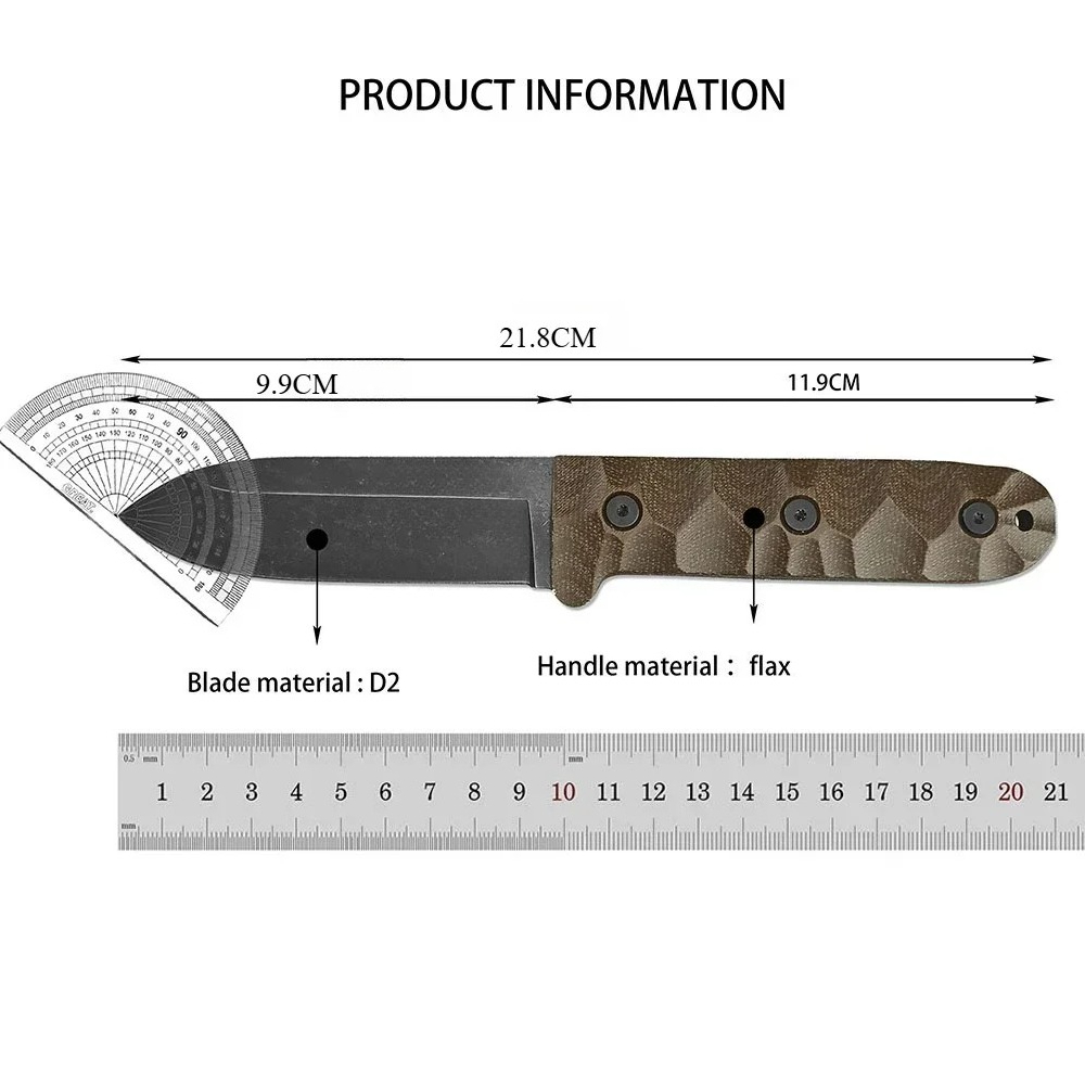 Cuchillo Fijo Multiusos PR4 pa - Bushcraft Knife Fixed reseña y precio