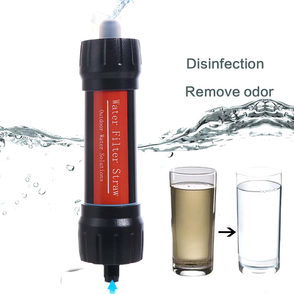 Mini filtro de agua portátil t - Water Purification Straw reseña y precio