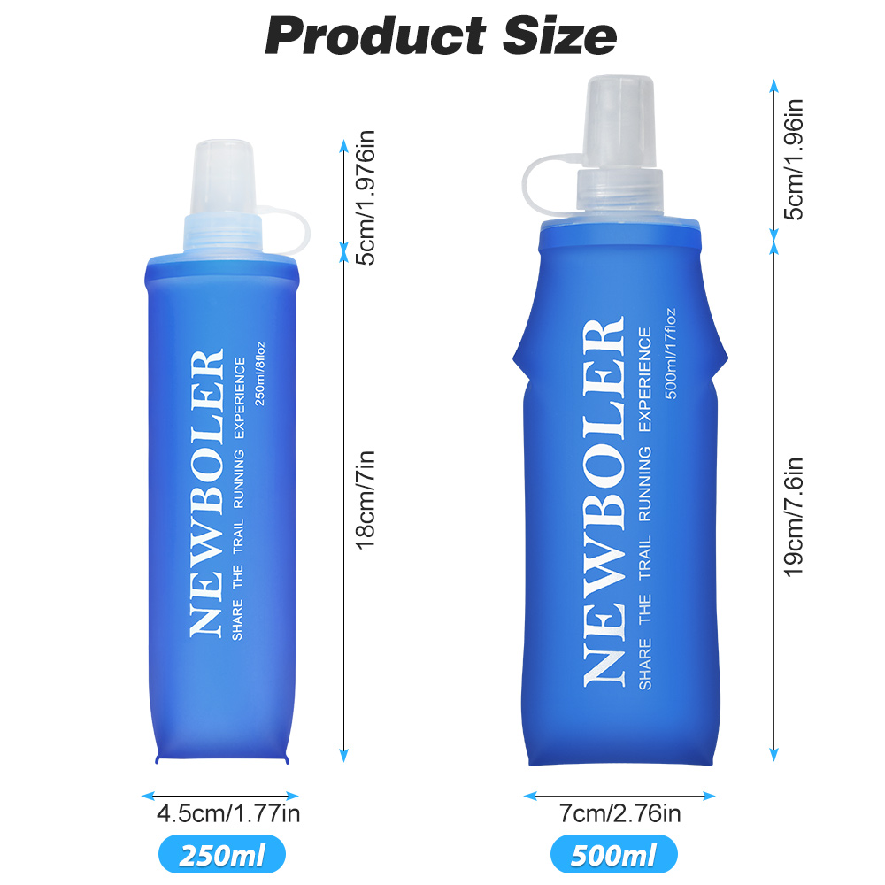 NEWBOLER 150ml 250ml 500ml bot - Water Bag Collapsible reseña y precio