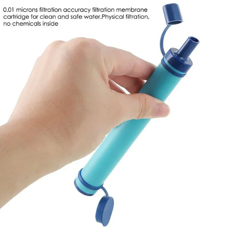Mini filtro de agua portátil p - Water Purification Straw reseña y precio