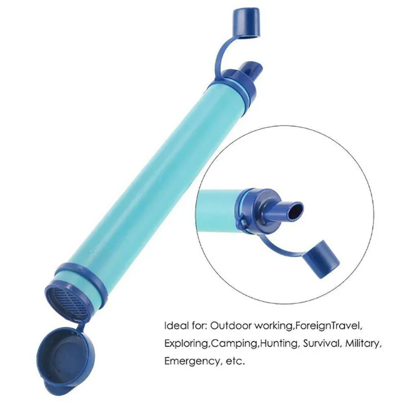 Mini filtro de agua portátil p - Water Purification Straw reseña y precio