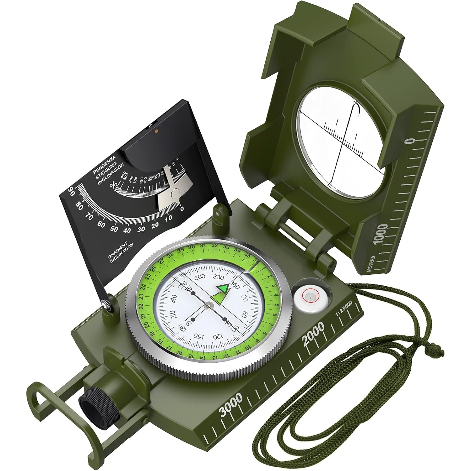 Brújula Proster IP65 - Visión  - Compass Lensatic reseña y precio