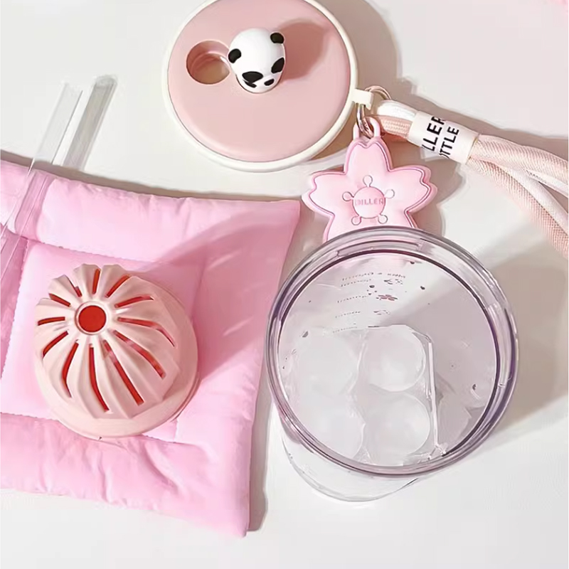 Botella de agua Kawaii de 650m - Water Purification Straw reseña y precio