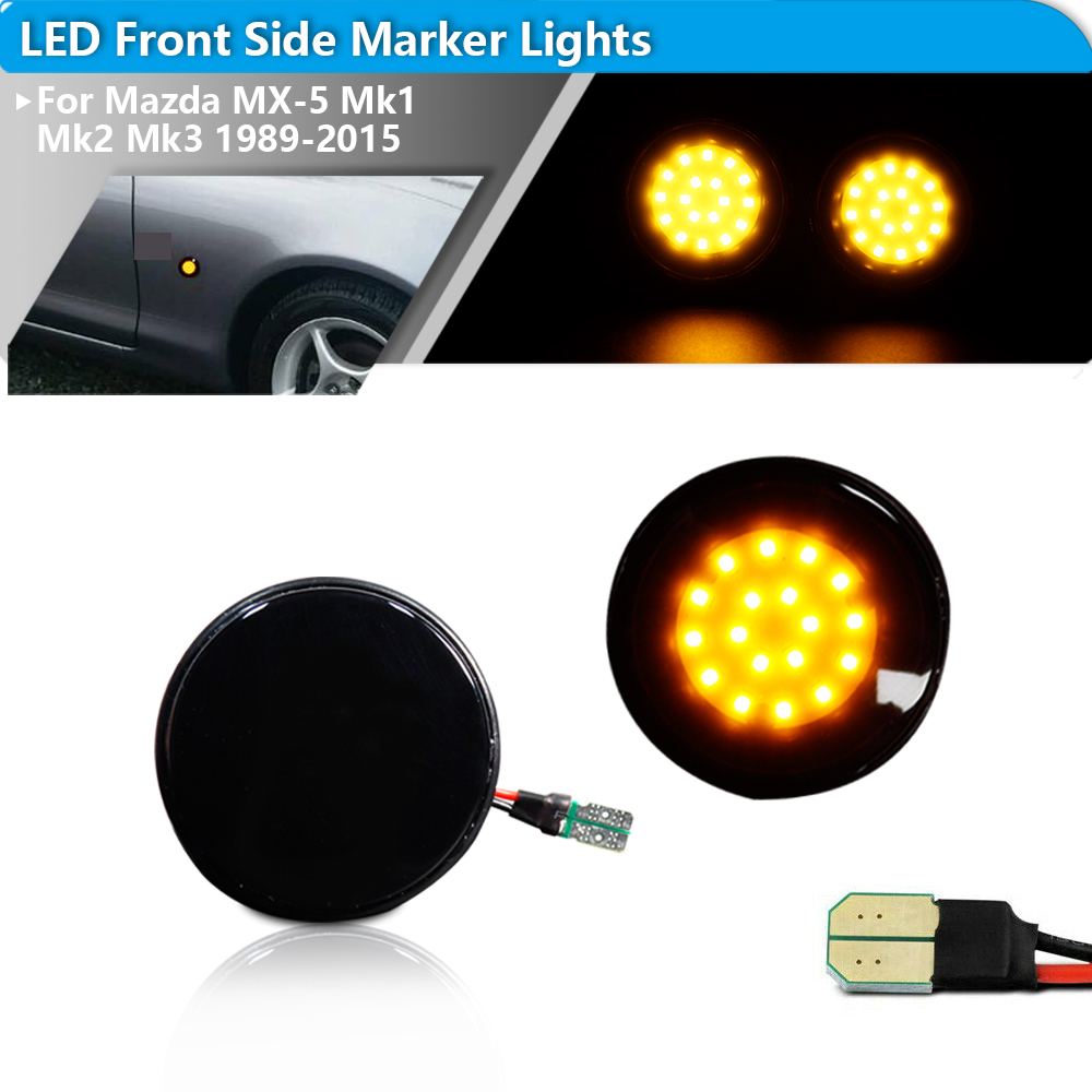 2 uds iJDM luces LED de posici - Signal Panel Orange reseña y precio