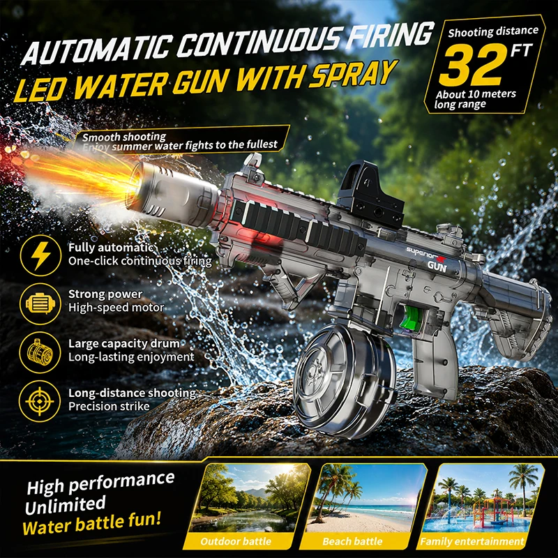 Pistola de Agua Automática par - Sos Light Strobe reseña y precio