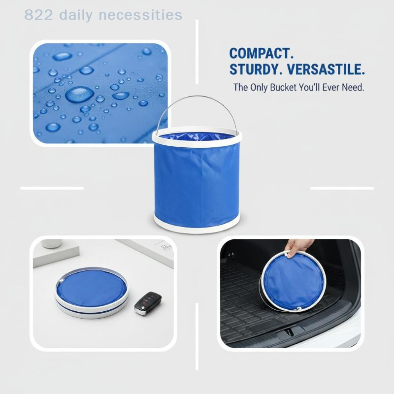 Cubo Plegable para Auto de 9L/ - Water Bag Collapsible reseña y precio