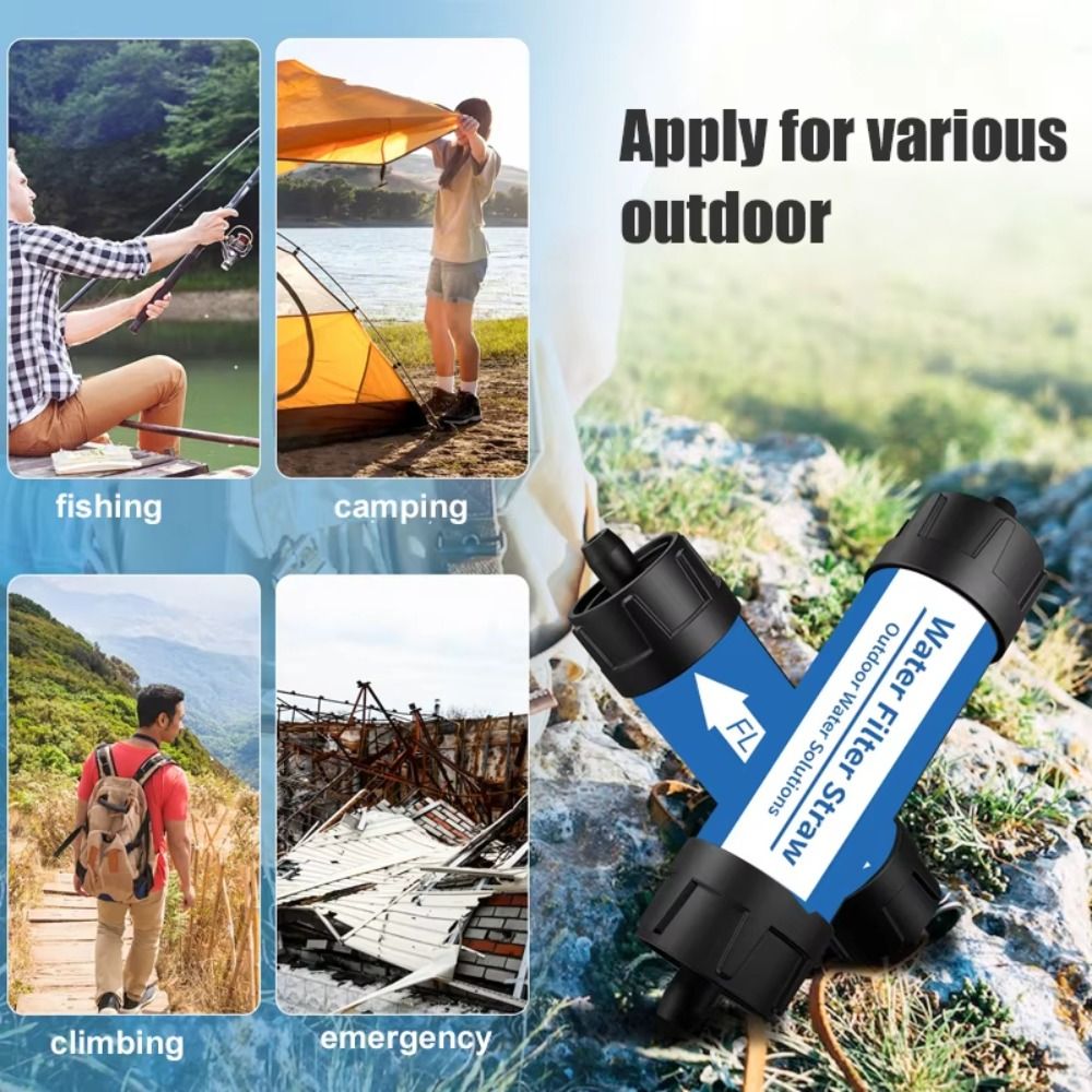 Mini filtro de agua portátil,  - Water Purification Straw reseña y precio